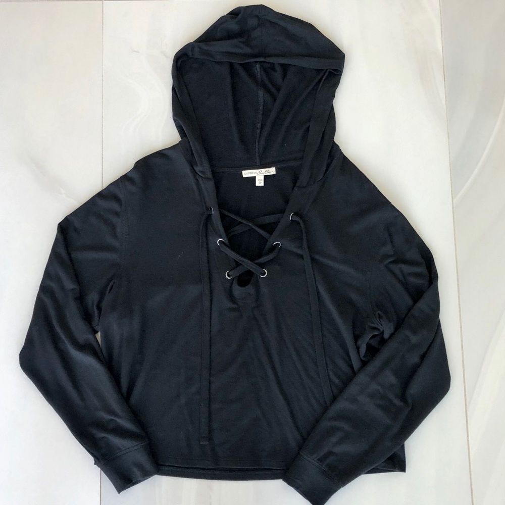 Express Hoodie with Lace Front